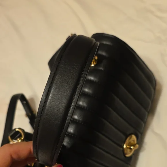Coach Black Quilted Top Handle Shoulder Bag - Picture 9 of 9